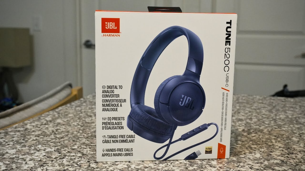Проводные наушники JBL Tune 520C | Распаковка и первый взгляд