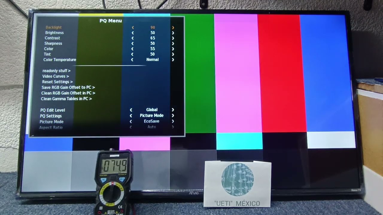 MODO DE SERVICIO ROKU  AJUSTE DE BACK LIGHT  ,BAJAR CORRIENTE DE LEDS ROKU