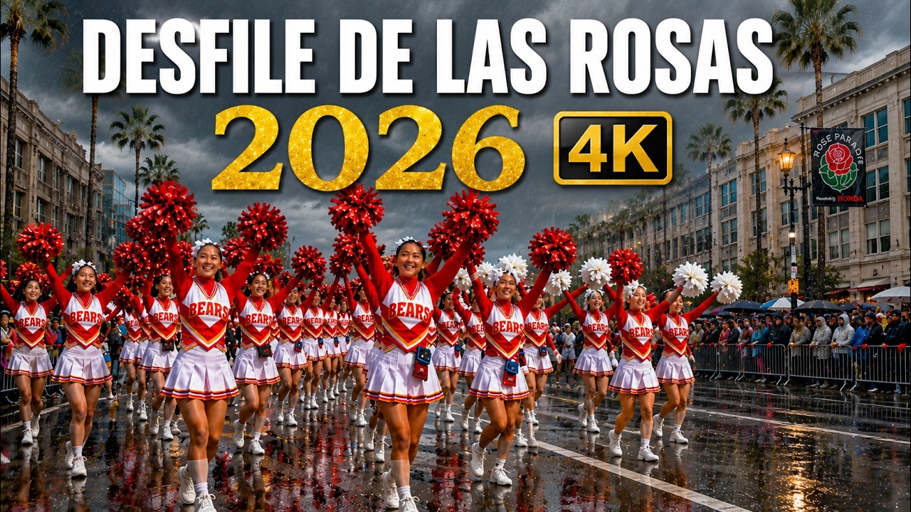 Rose Parade 2026 Pasadena California | Desfile de las Rosas 2026 #roseparade2026 #rosebowl