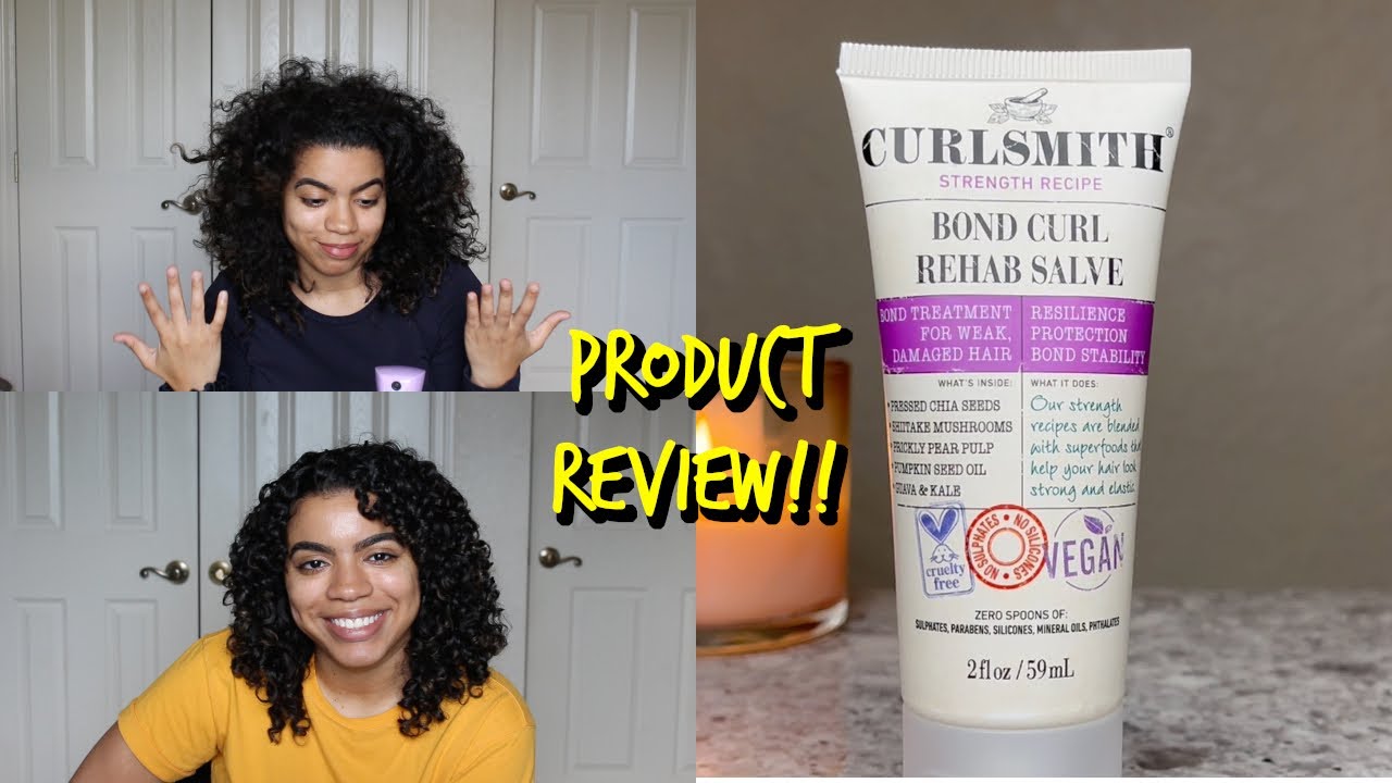 Finally Trying Out The Curlsmith Bond Curl Rehab Salve! | First Impressions