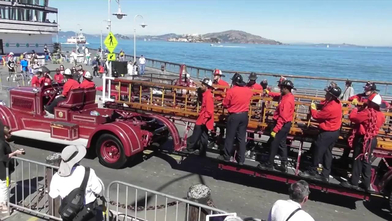 150 Years SFFD - Ladder Drill - San Francisco Fire Department