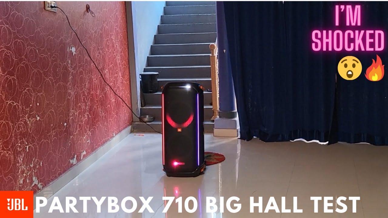 JBL Partybox 710 in Big Hall Sound Test With Bass Boost Levels | I'm Shocked @music_by_sunny