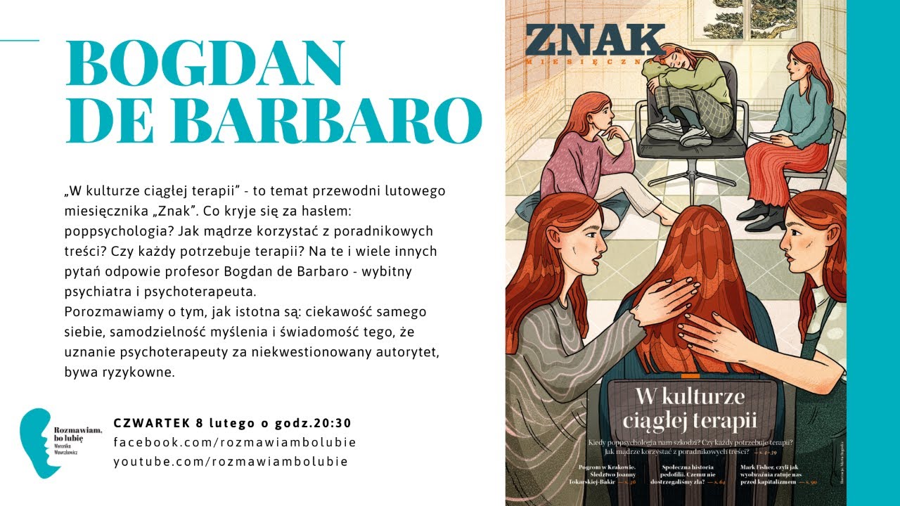 Bogdan de Barbaro w lutowym numerze miesięcznika „Znak