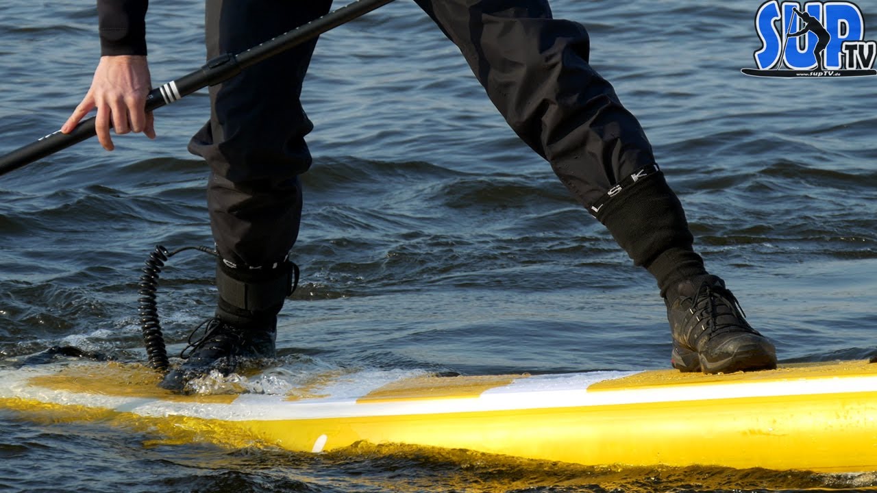 Bekleidung für die Füße beim Stand Up Paddling mit kalten Wassertemperaturen 💦 | Frühjahr & Winter