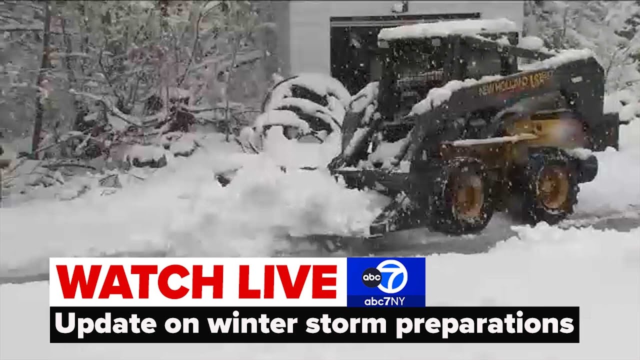 LIVE | Update on winter storm preparations