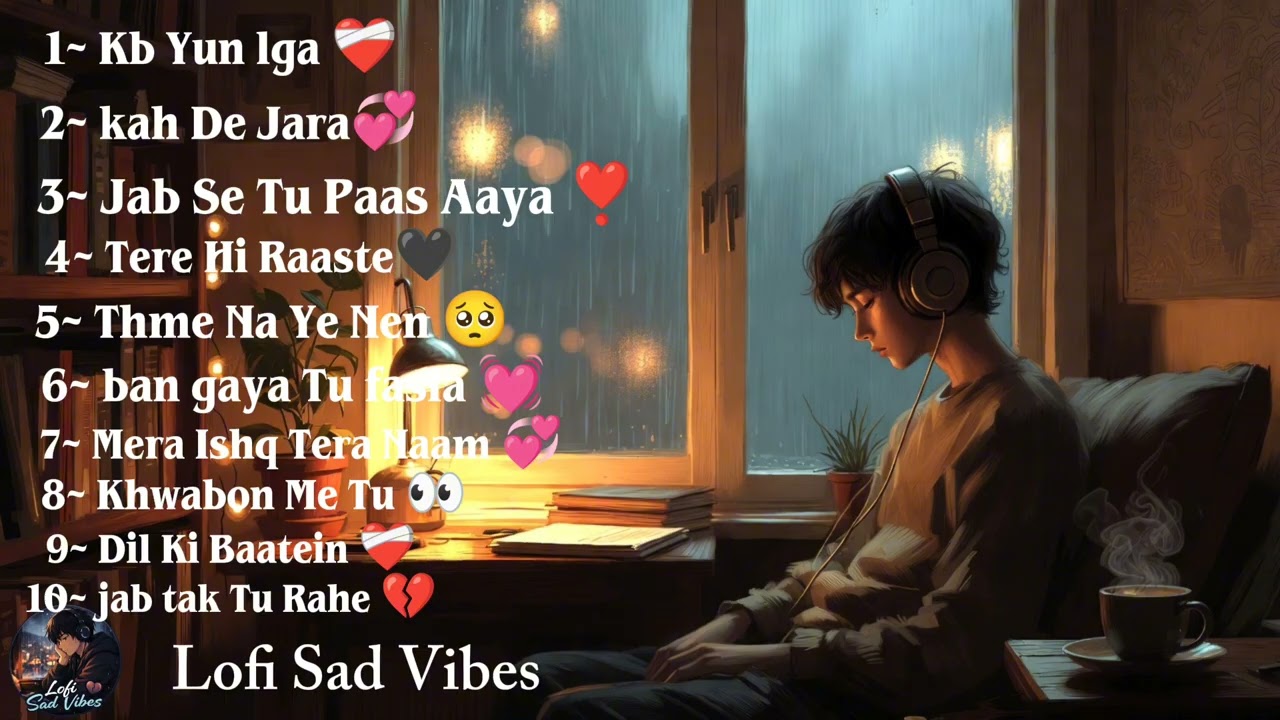 Top 10 sad lofi song🎵❤‍🩹– Sad Lofi  Song | Late Night Vibes 🎧 #lofi #alonesong #broken #music #sad  