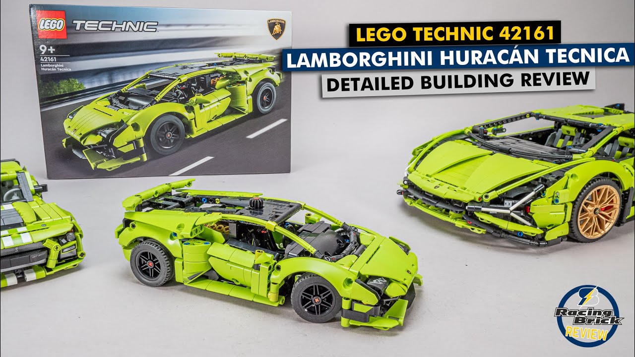 LEGO Technic 42161 Lamborghini Huracán Tecnica detailed building review