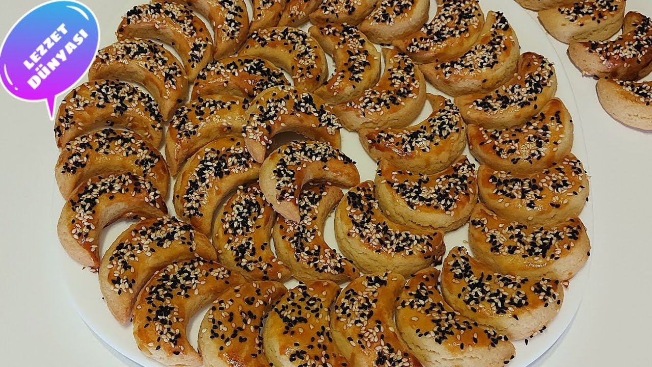 Bu Kurabiyeleri Evimden Eksik Etmiyorum 🤩 Daha Kıyırı  Daha  Gevreği Yok ( Tuzlu Kurabiye Tarifi