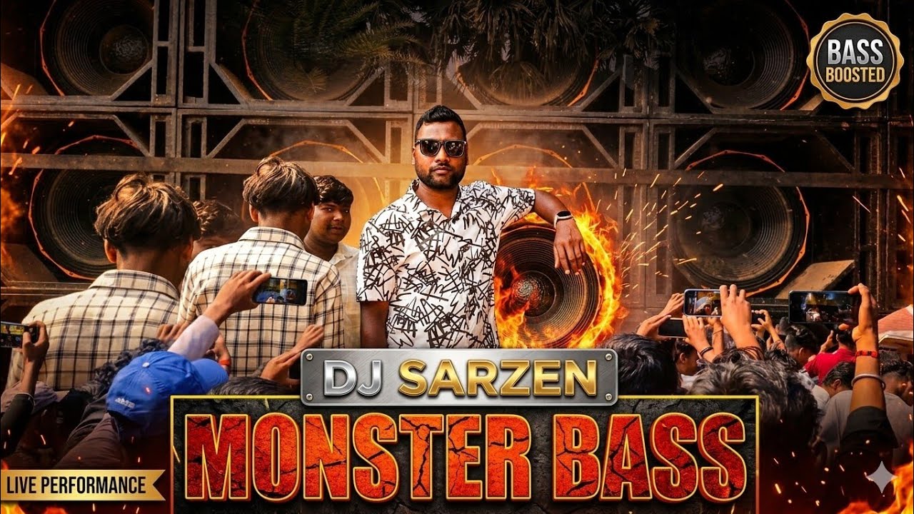 DJ SarZen का खतरनाक Monster Bass 🔊 | 20 Speaker DJ Sound Testing | Powerful DJ Bass