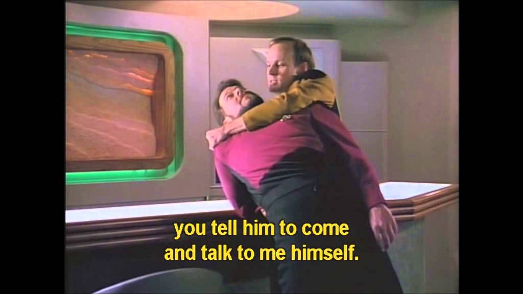 One of Lieutenant Barclay's Holodeck Fantasies
