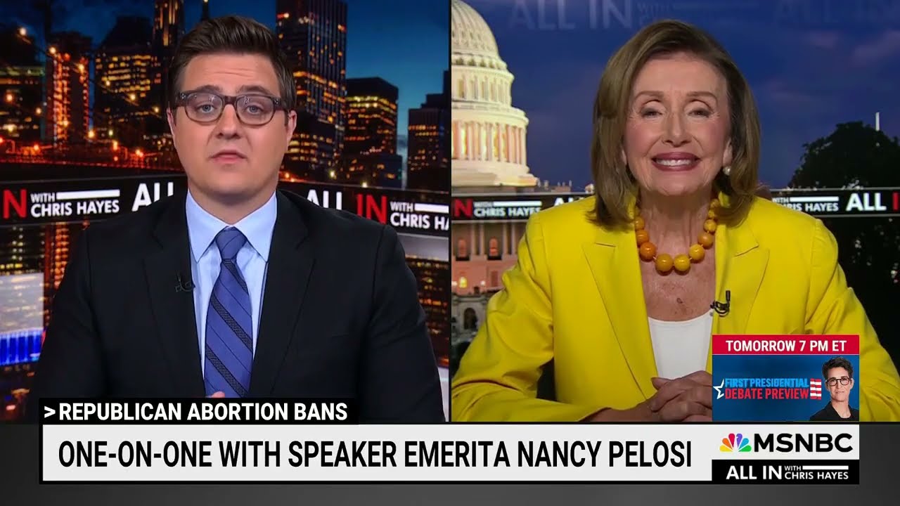 Speaker Emerita Pelosi on MSNBC's All In with Chris Hayes