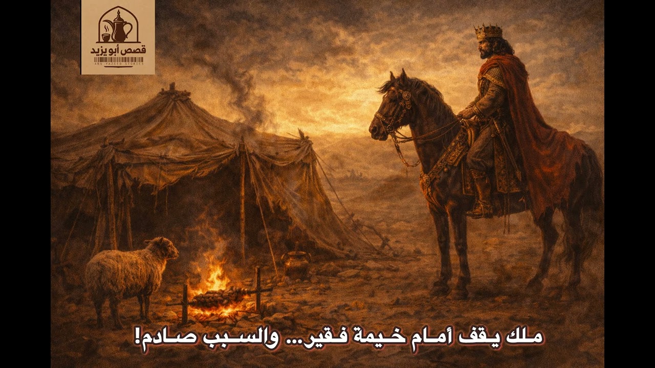 ملك يقف أمام خيمة فقير… والسبب صادم!😱🔹الجزء الثاني 🔹