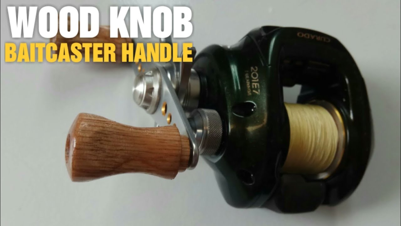 Making Wood Handle Knob Baitcasting Reel Handmade