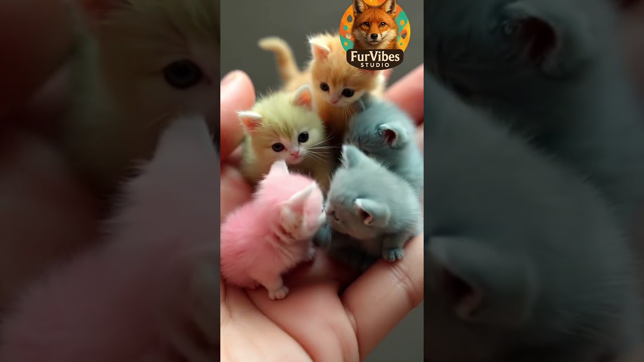 Imagine holding a rainbow in your hands&hellip; only fluffier. 🌈🐱