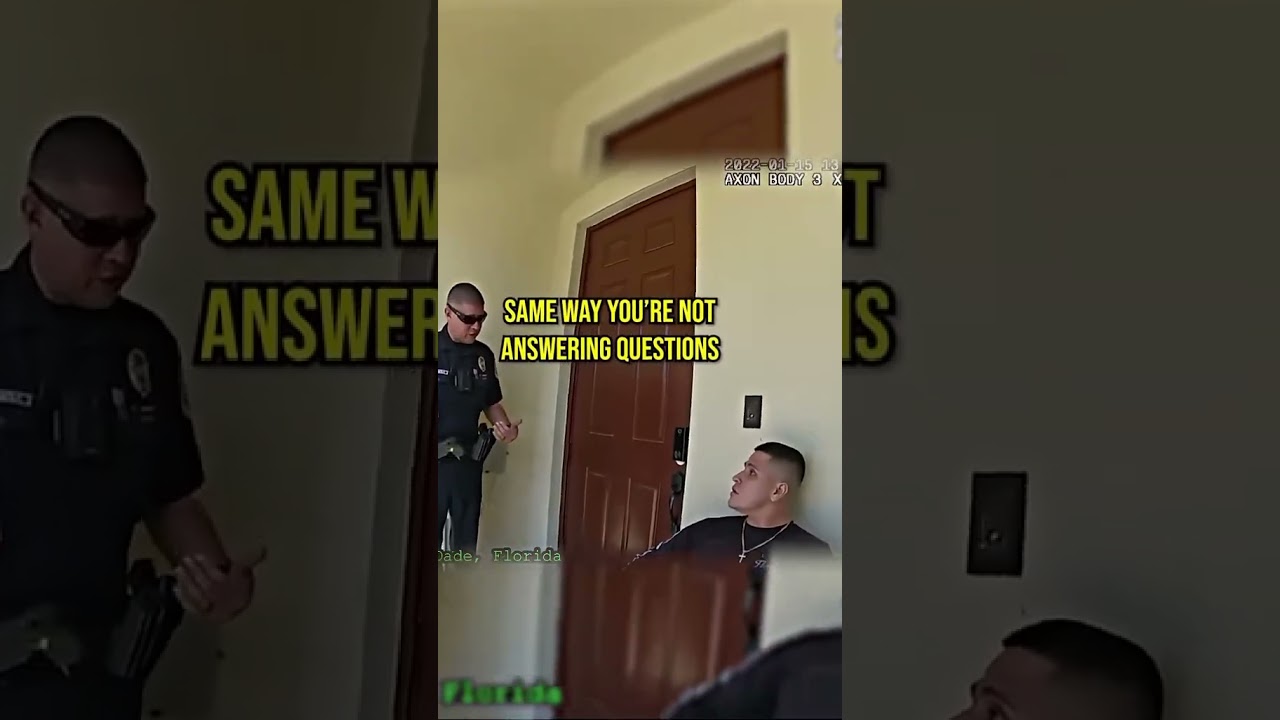 Aggressive Police Officers mess with the wrong one .. Pt1 #police #cops