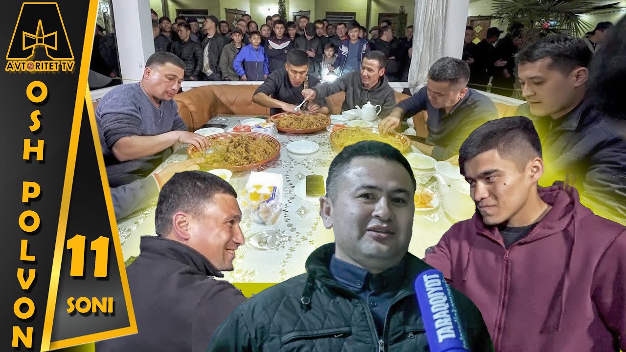 OSH POLVON 11-SONI UCHTA POLVON OSHLARNI PAQQOS TUSHURDI BUNAQASI BO'LMAGAN