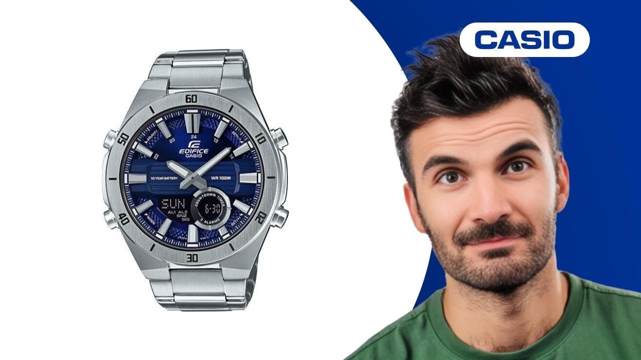Jak ustawić czas na zegarku Casio Edifice EFV C110
