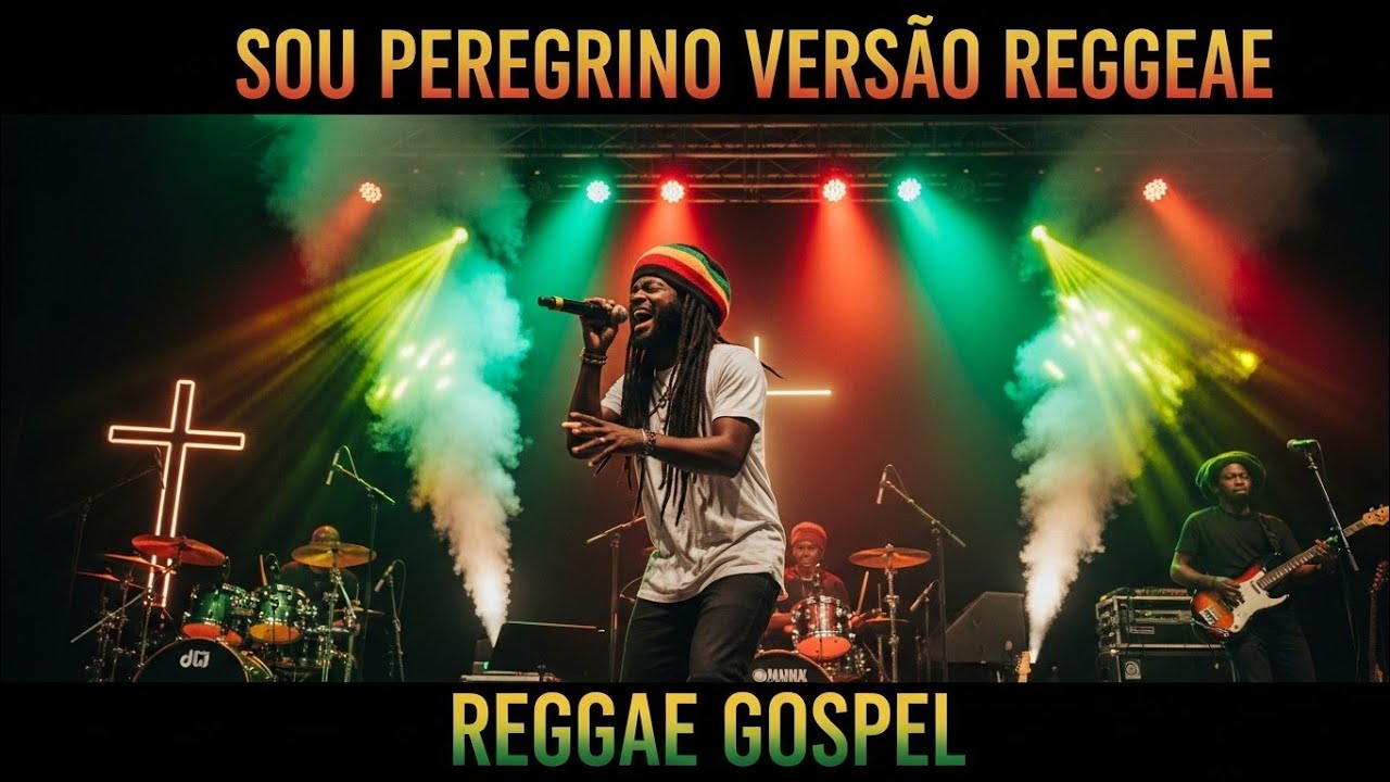 🎵 SOU PEREGRINO &ndash; Vers&atilde;o Reggae Que Vai Tocar a Sua Alma! 💛#GospelReggae #SouPeregrino #reggaegospel