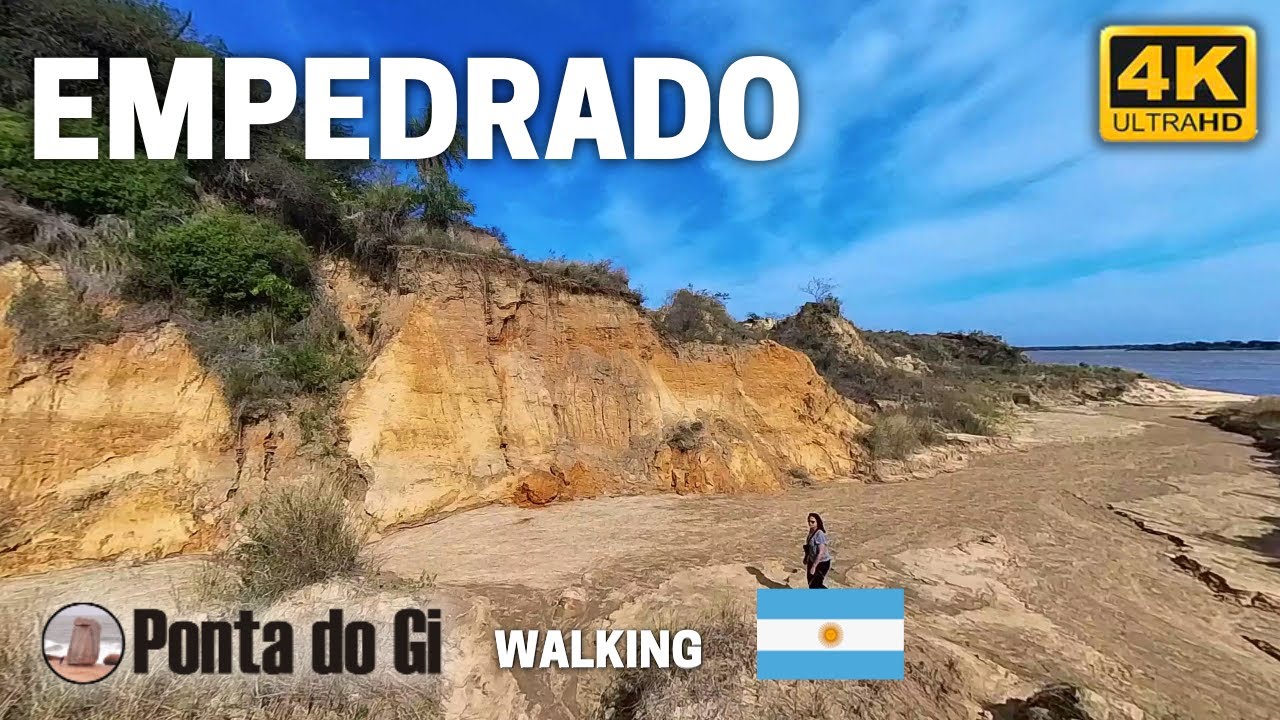 A orillas del RÍO PARANA [EMBLEMATICAS BARRANCAS de EMPEDRADO] CORRIENTES 2025 #walking - ARGENTINA