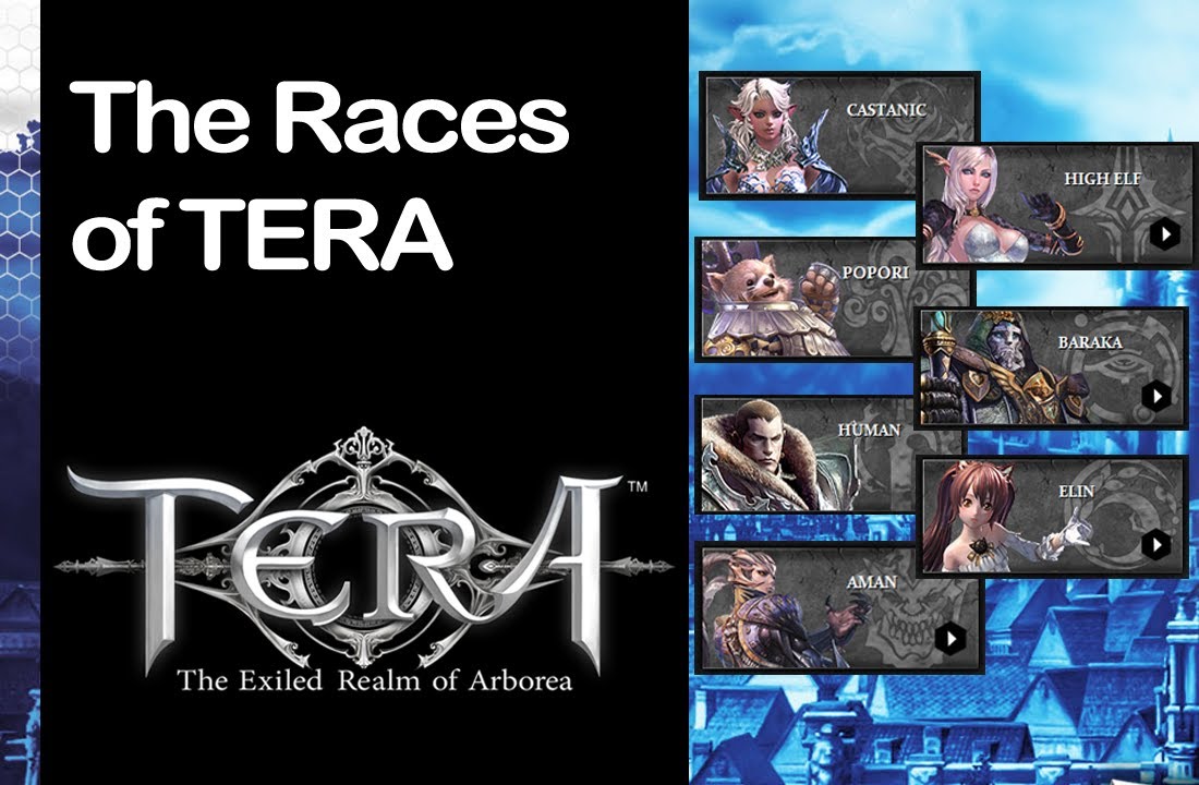 TERA Online Beta - The Races of TERA
