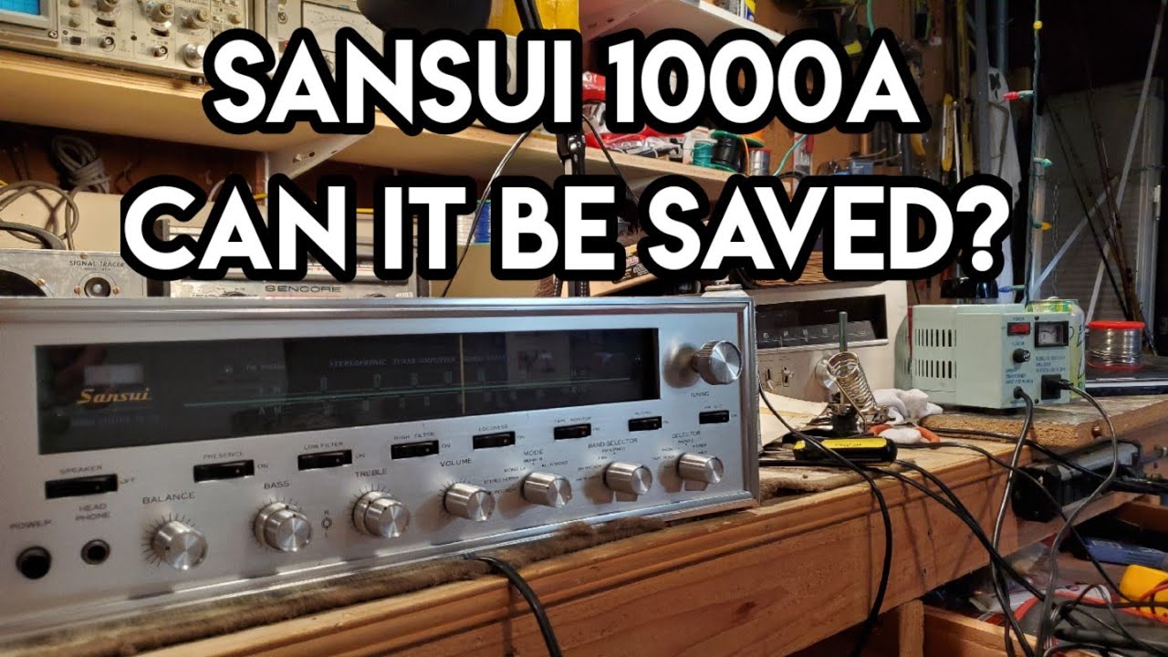 1966 Sansui 1000A AM/FM Tube Stereo Receiver...Vintage Audio Repair & Restoration