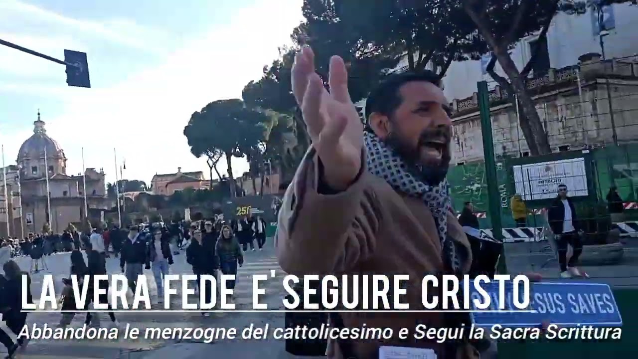 Gli apostoli di Cristo non si sarebbero mai inginocchiati davanti a una statua! - SEGUI IL VERO DIO!