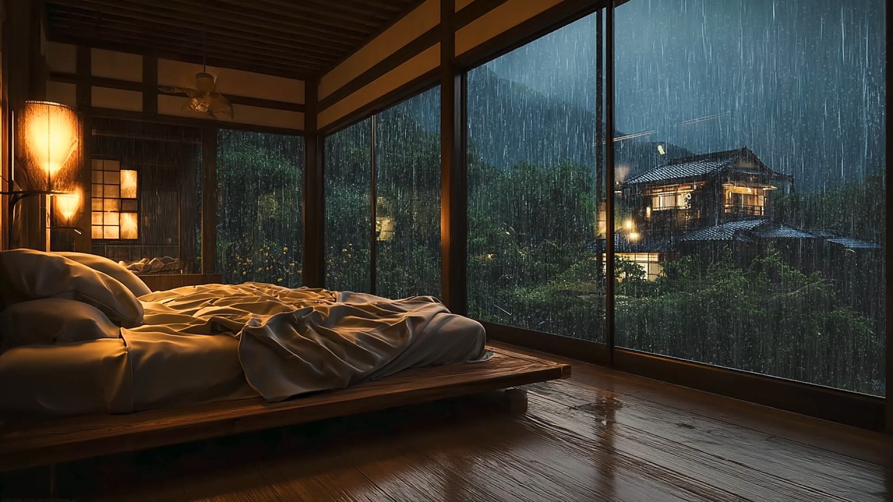 Gentle Piano & Rain Sounds | Deep Sleep Music for Peaceful Night