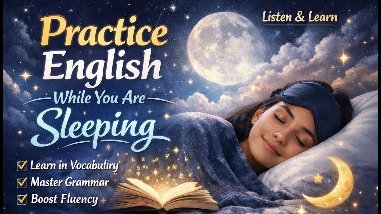 Learn English While Sleeping | Improve Fluency Effortlessly | Night Practice Audio