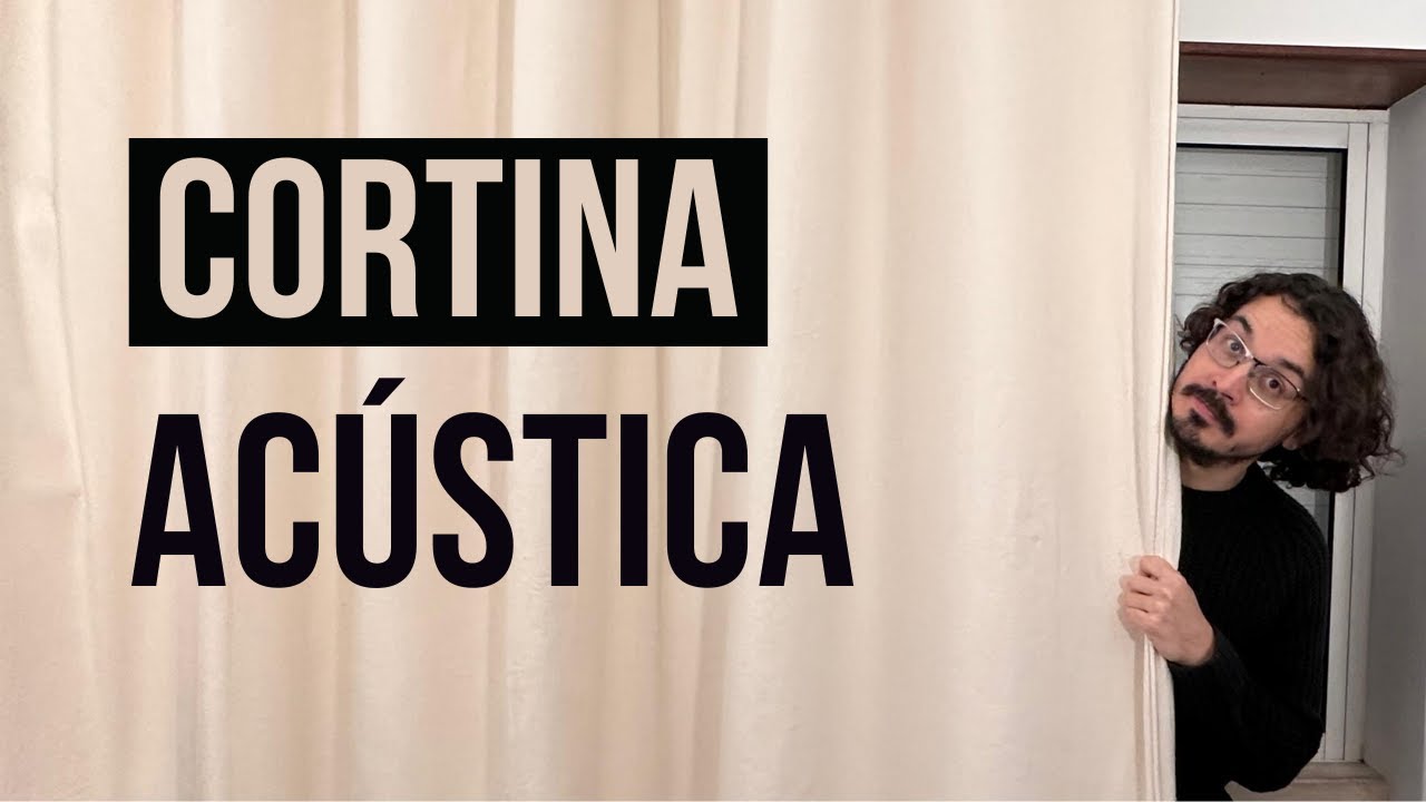 TRATAMENTO e ISOLAMENTO acústico com CORTINA, funciona? | HOFA Acoustic Curtain ISO 7