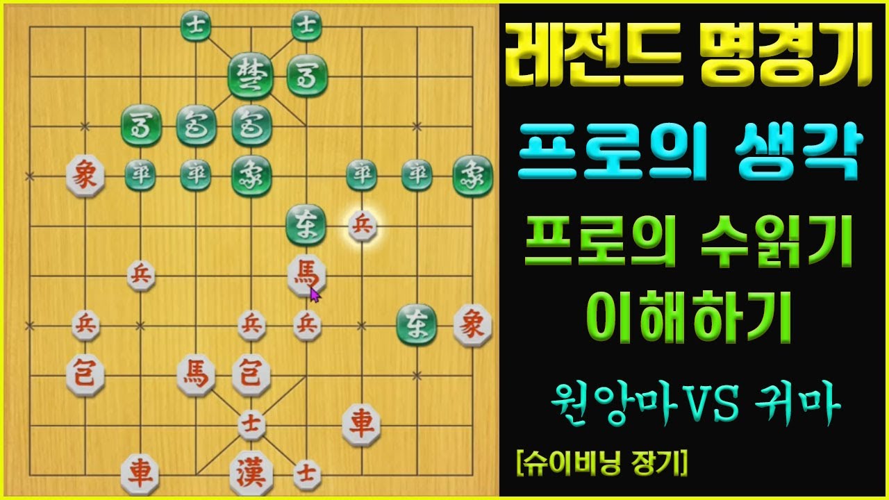[레전드 명경기] 이것이 프로의 수읽기!!!          (슈이비닝 장기)