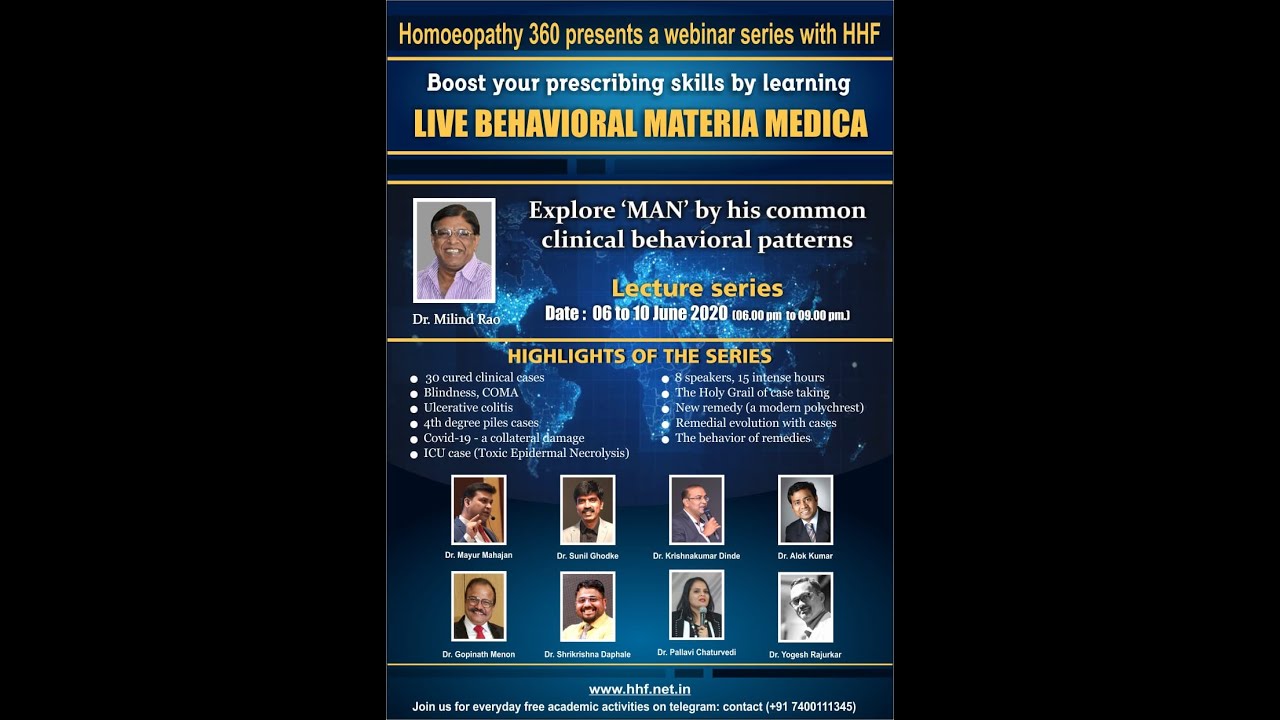 LIVE BEHAVIORAL MATERIA MEDICA by Dr Sunil Ghodke and Dr K Y Dinde