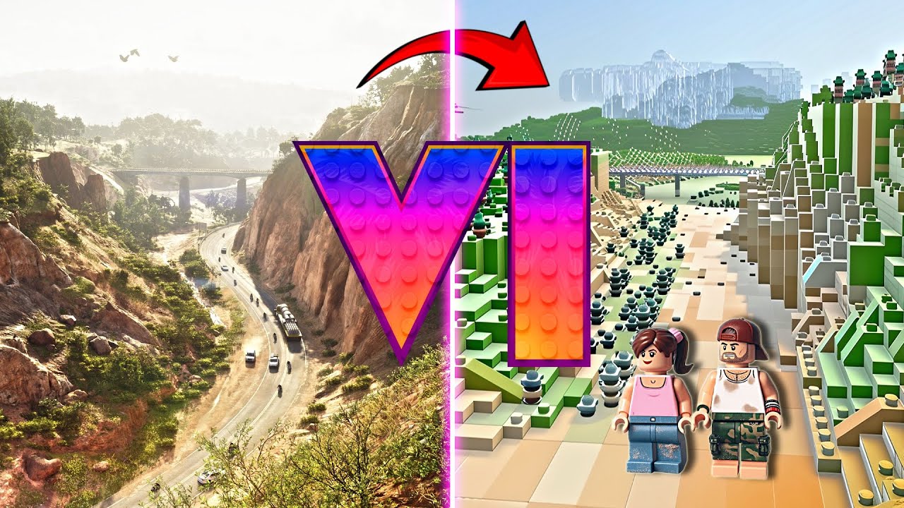 LEGO-ВЕРСИЯ всей КАРТЫ GTA VI!