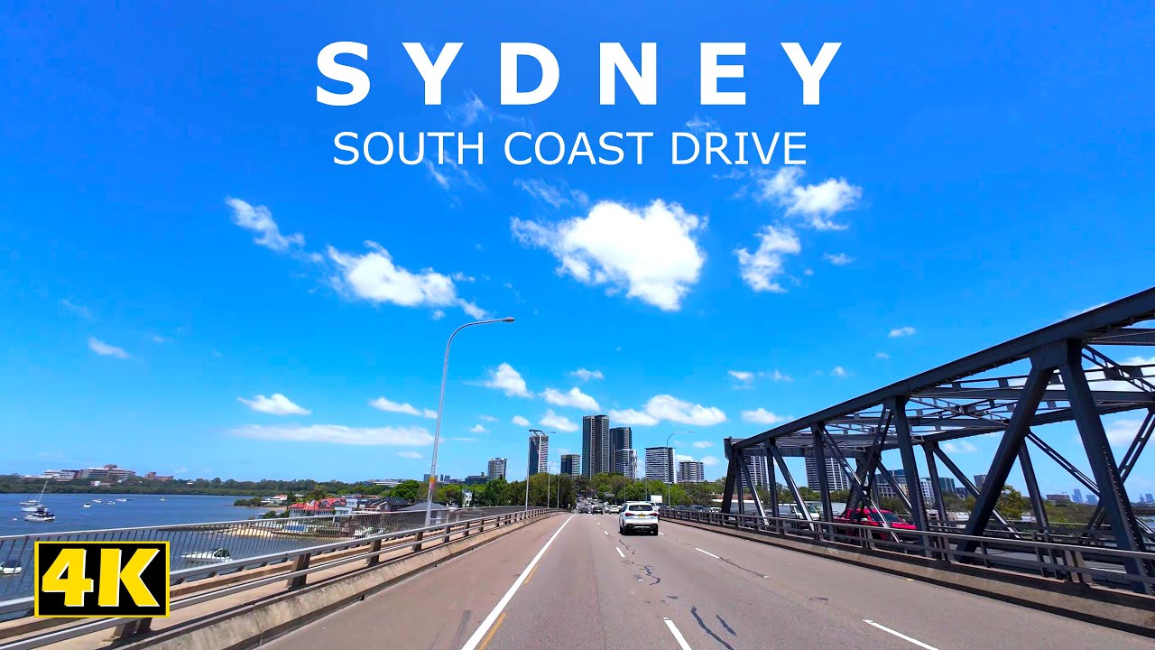 Driving To The Southern Coast Sydney | Sydney Suburbs To Waterfall | 4K HD ASMR POV Drive