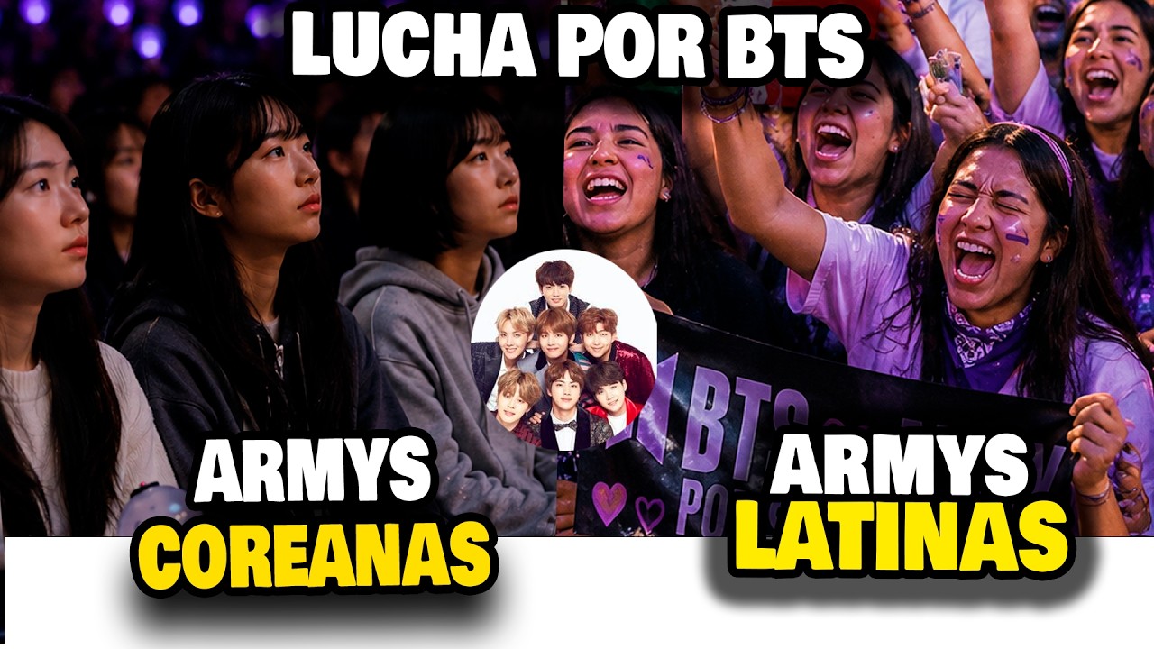 ARMYS LATINAS VS ARMYS COREANAS &iquest;QUI&Eacute;NES HACEN M&Aacute;S FELIZ A BTS?