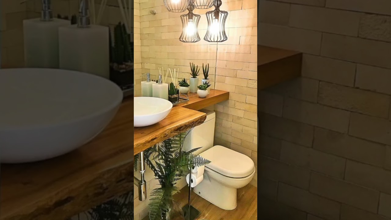 LAVABO PEQUENO E LINDO #lavabo #lavabos #decoration #shorts #vizinhas #decora&ccedil;&atilde;o #decor #design