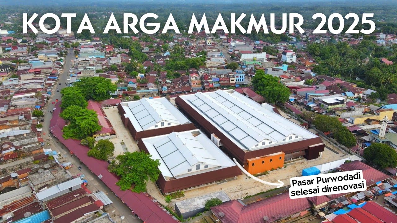 Drone Kota Arga Makmur 2025 | Kota Multi Etnis & Kota Paling Toleran di Bengkulu