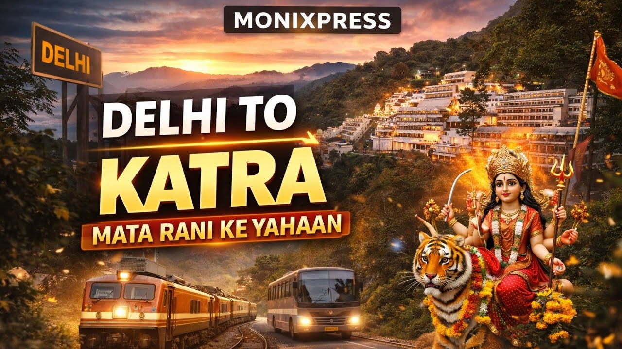 &ldquo;Delhi se Katra tak ka safar 🚆 | Maa Vaishno Devi bula rahi thi 🙏✨&rdquo;
