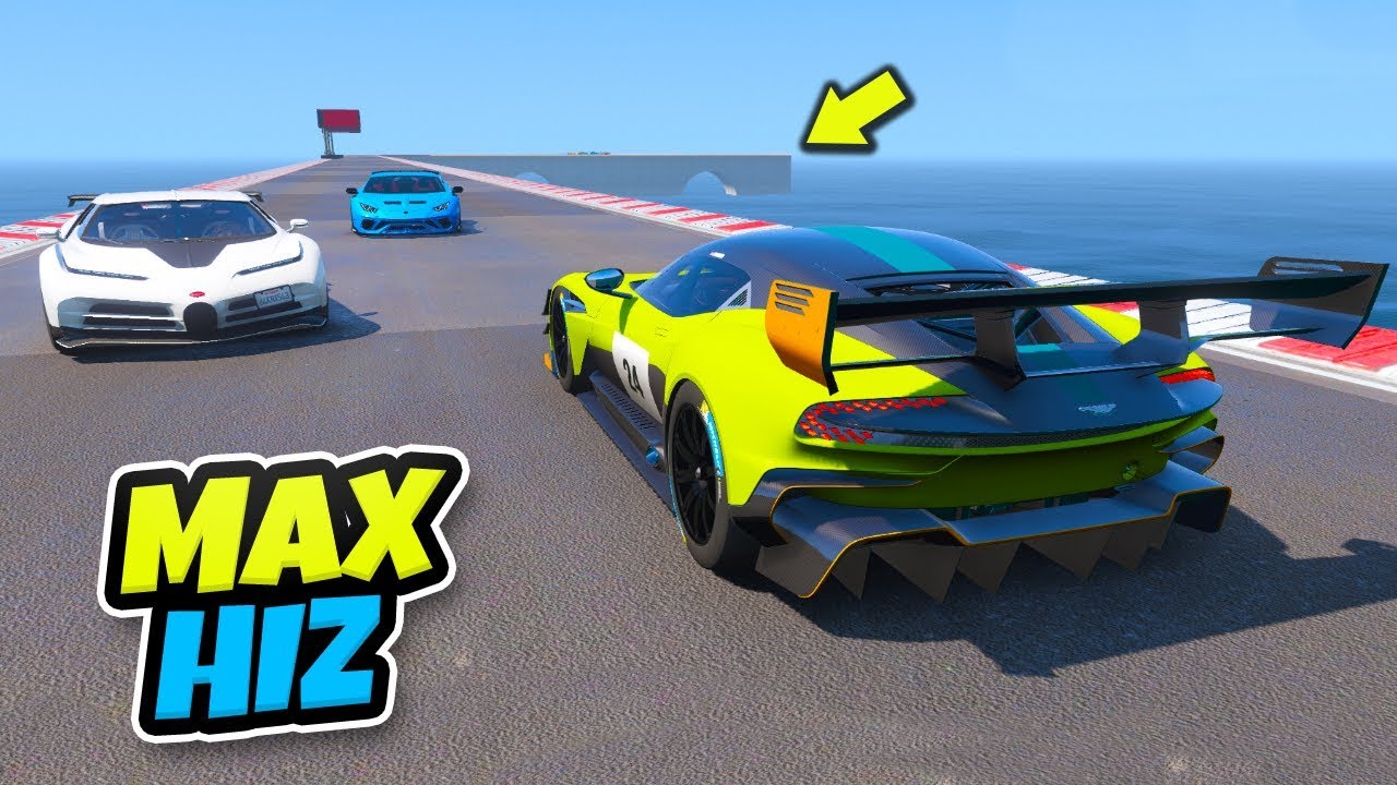 Süper Hızlı Arabalar Max Hız Yarışına Katılıyor - GTA 5