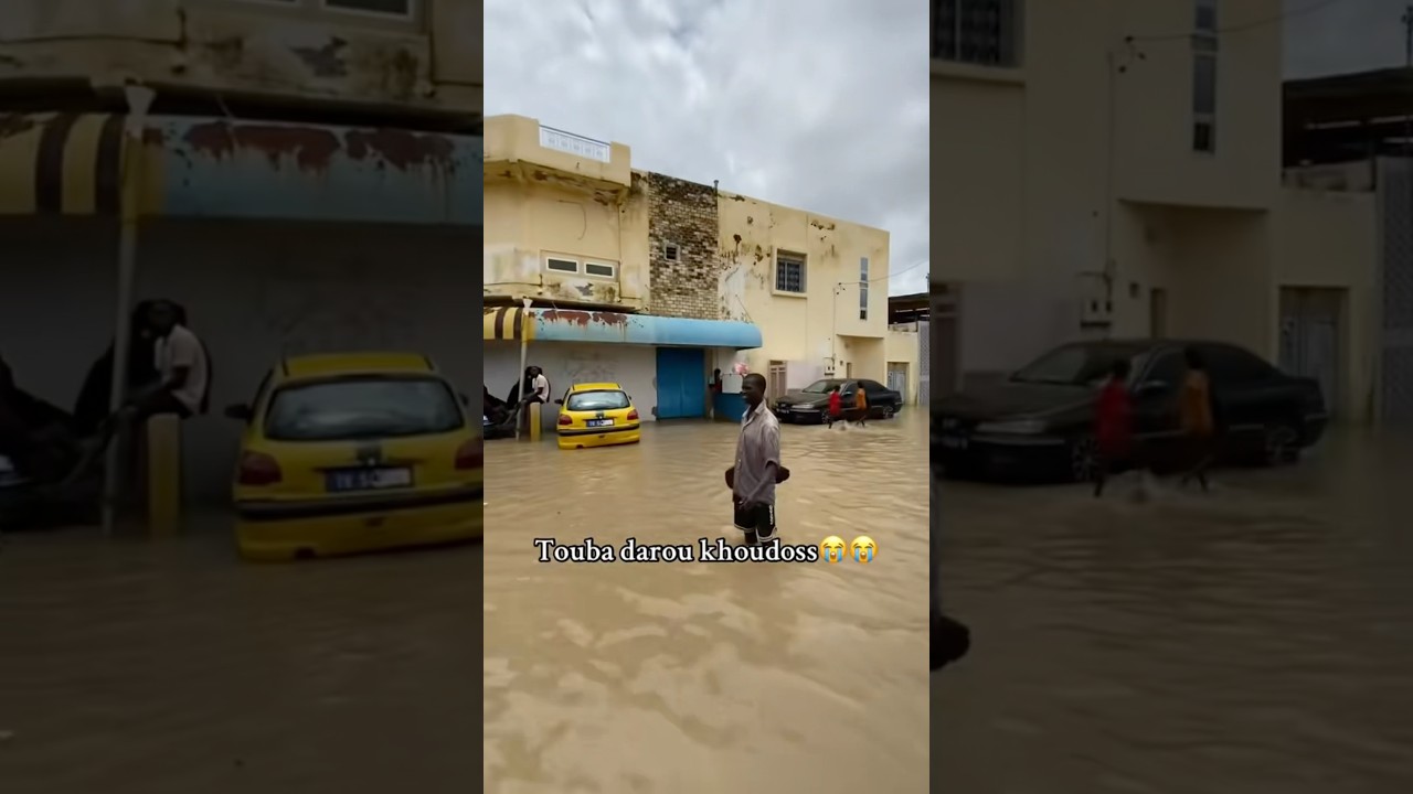 Inondation &agrave; Darou Khoudoss #kebetu #senegal #africa #inondations #touba