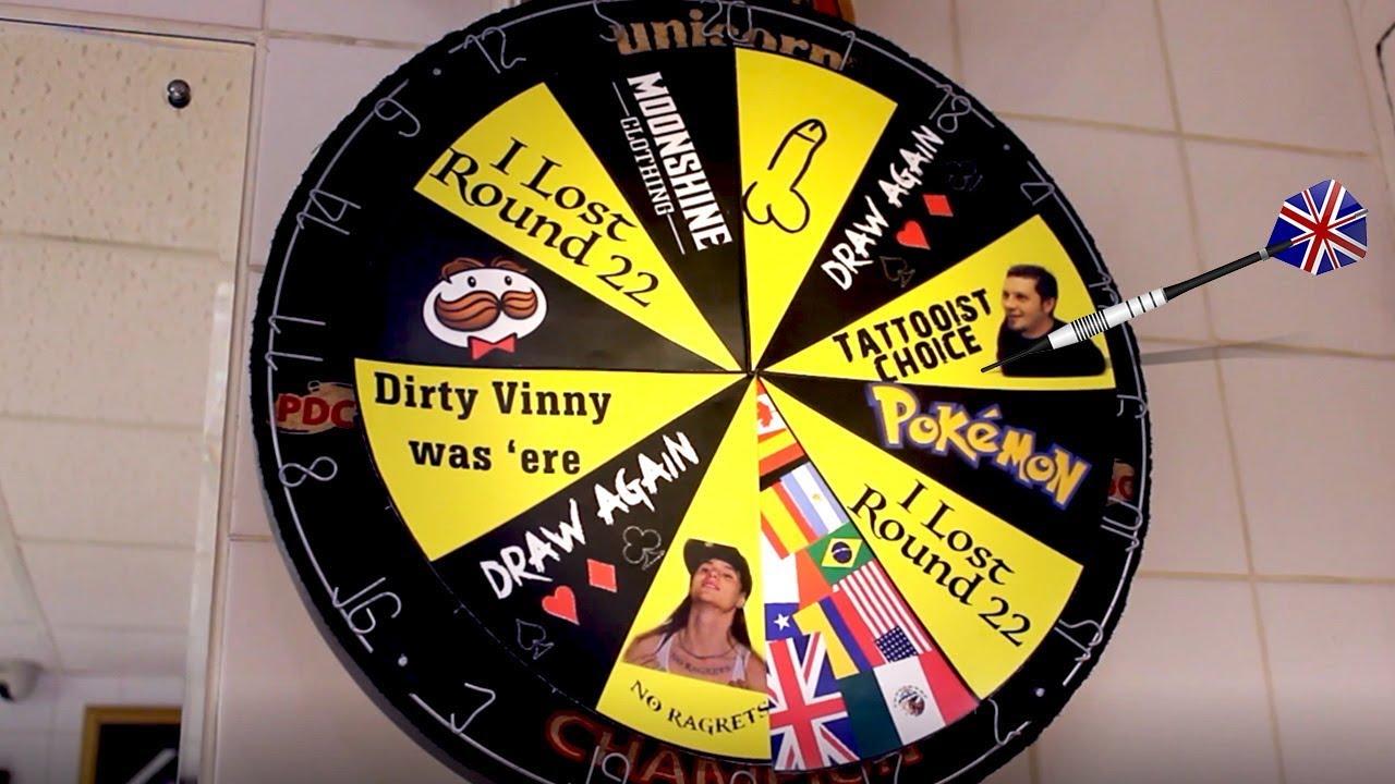 ARSE TATTOO GAME (Tattoo Dartboard) - Lazy Low Card