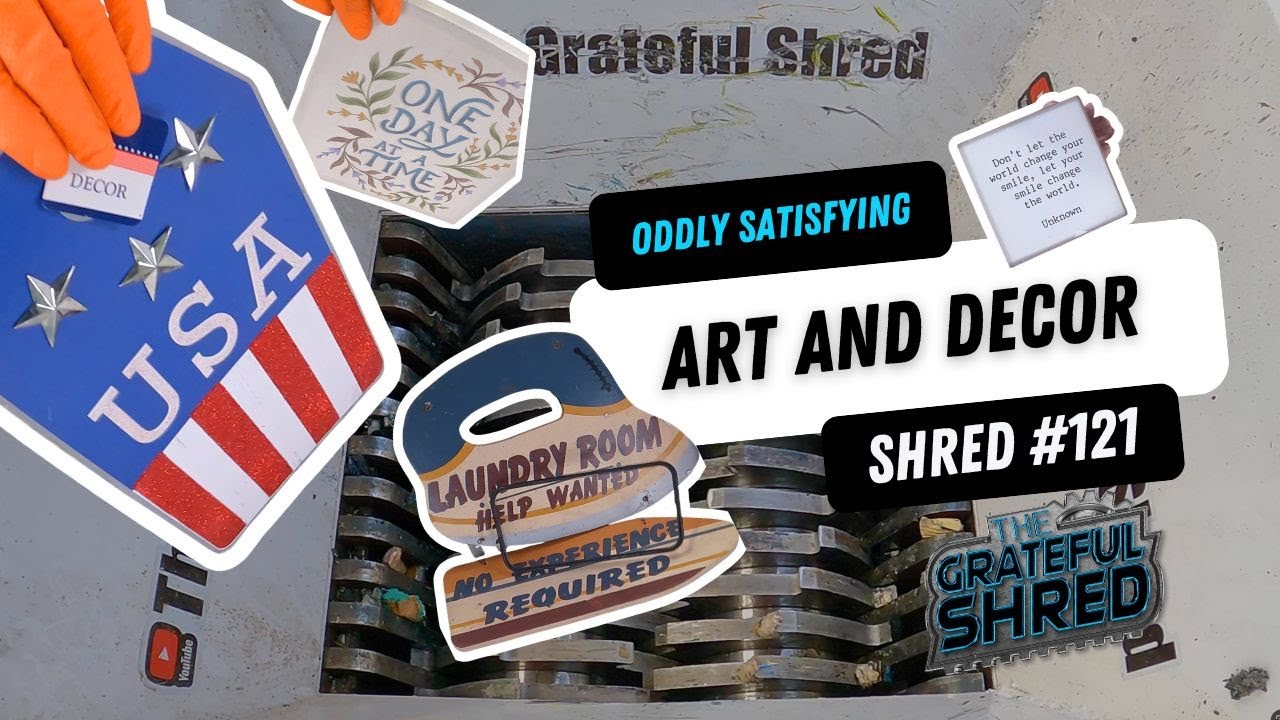 Shredding Motivational Signs, Art & Decor