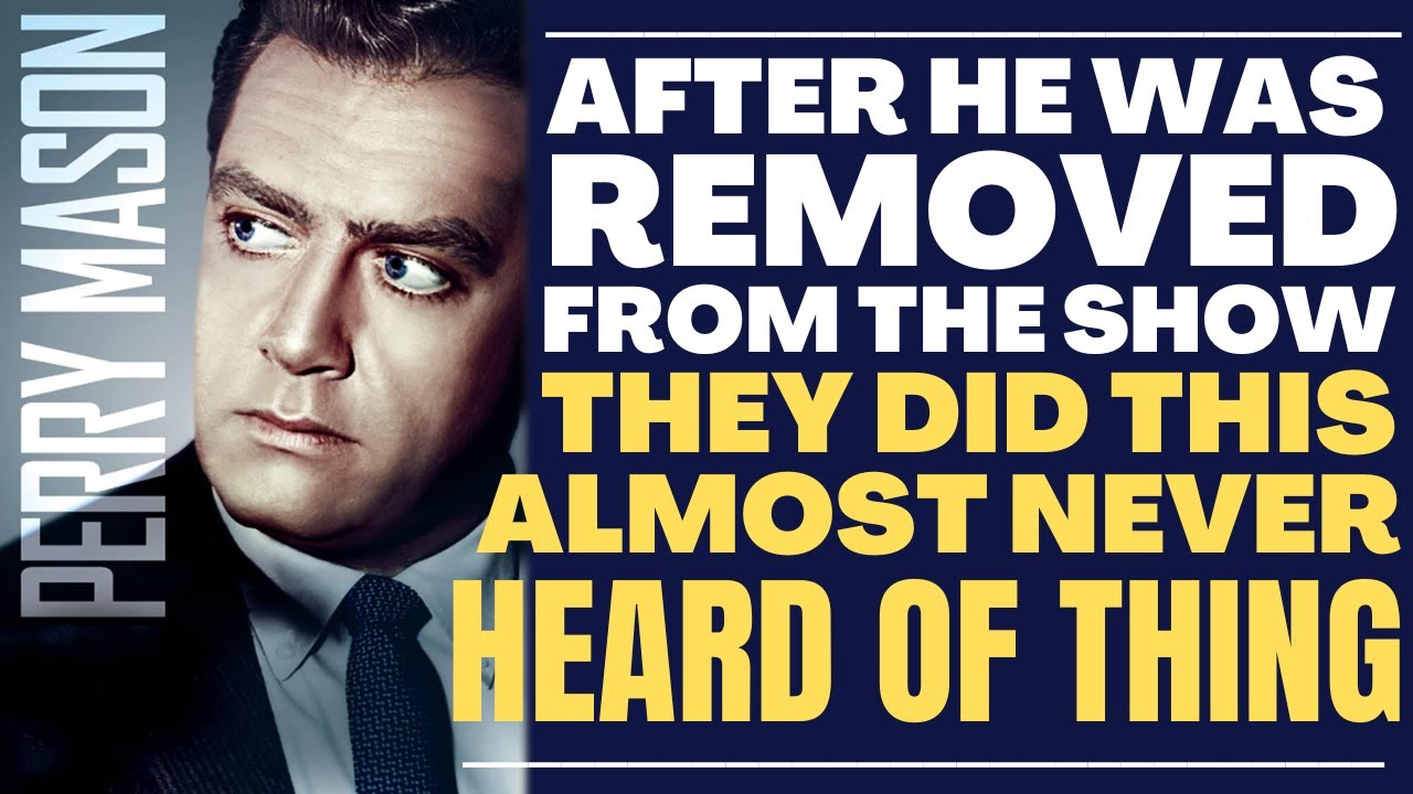 After he was REMOVED from TV's 