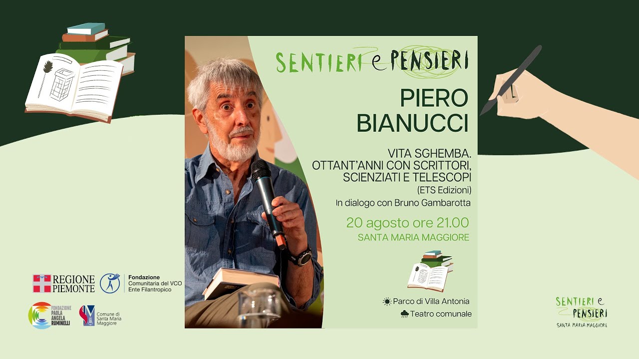 Piero Bianucci - Vita sghemba. Ottant'anni con scrittori, scienziati e telescopi (ETS Edizioni)