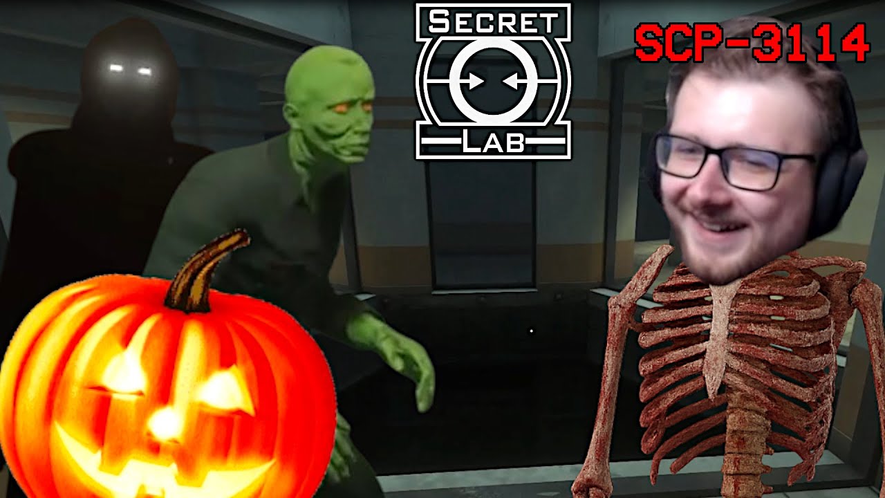 GRAM SZKIELETEM NA NOWYM UPDATE HALLOWEEN! | SCP SECRET LABORATORY
