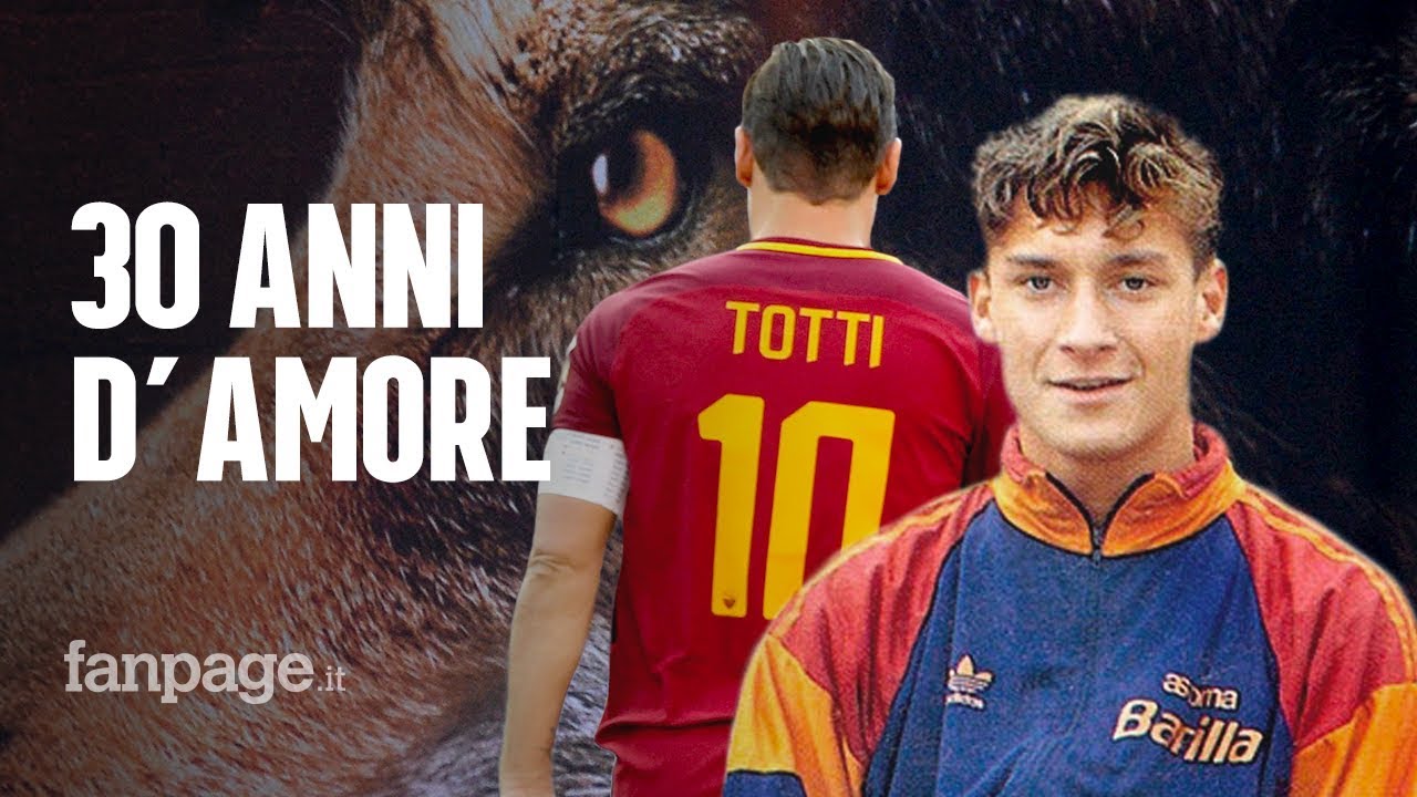 Francesco Totti lascia la Roma dopo 30 anni d'amore: 