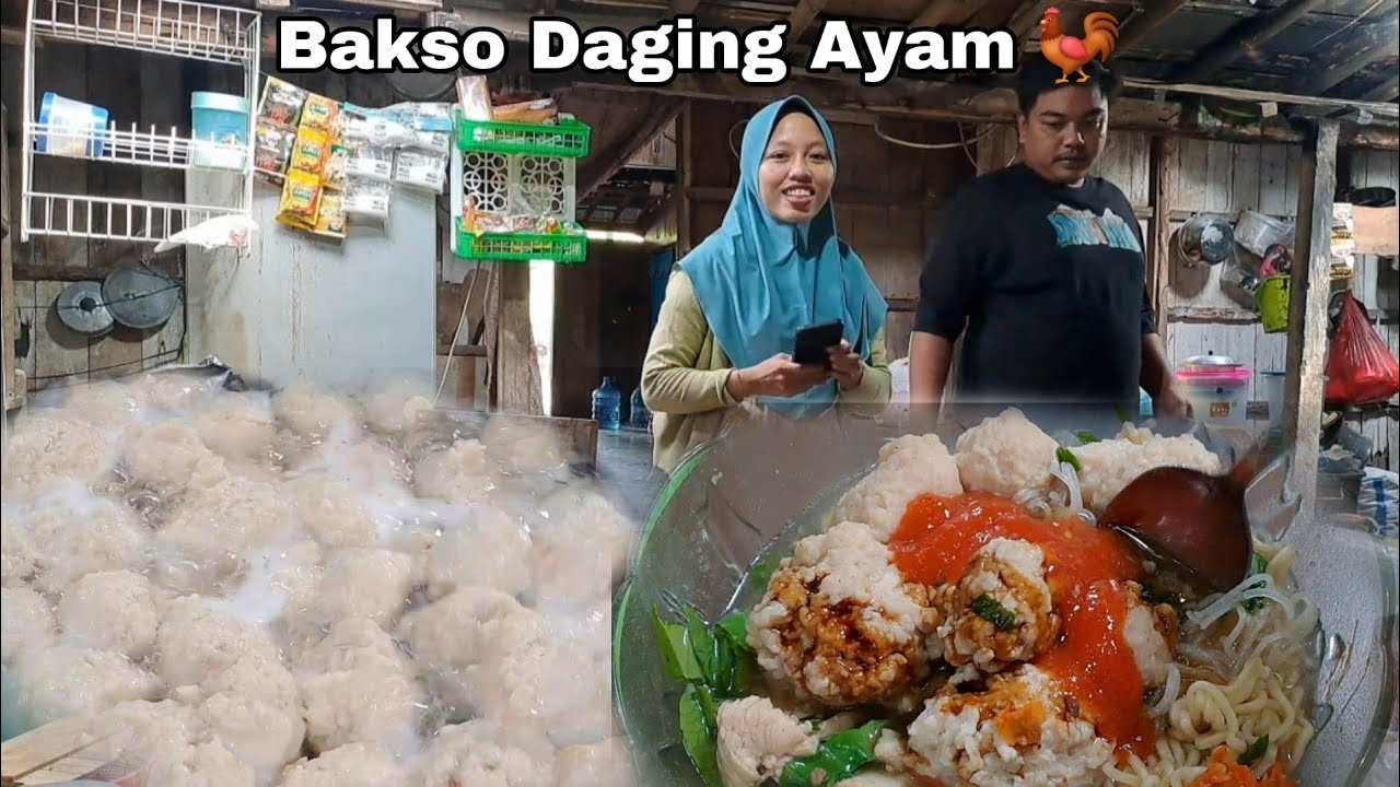 Pertama Kali❗️Coba Bikin Bakso Daging Ayam