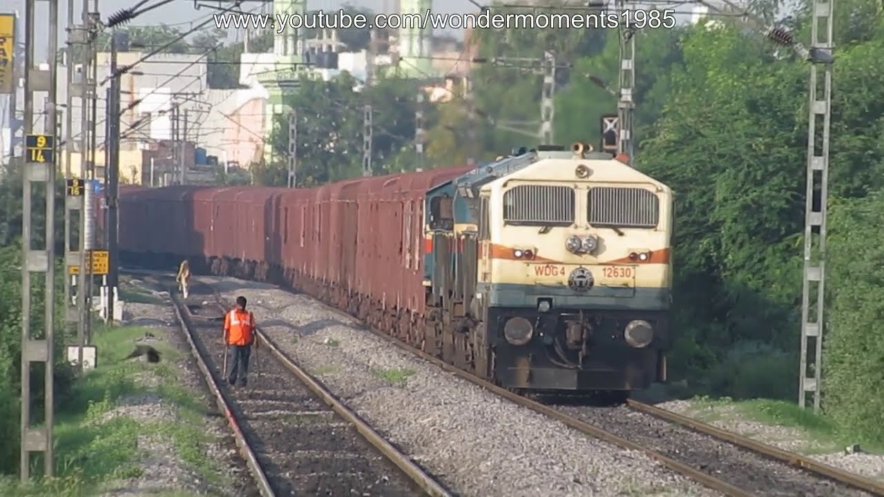 KZJ Power house WDG4 Twins 12630 and 70101 leading a freight trains.