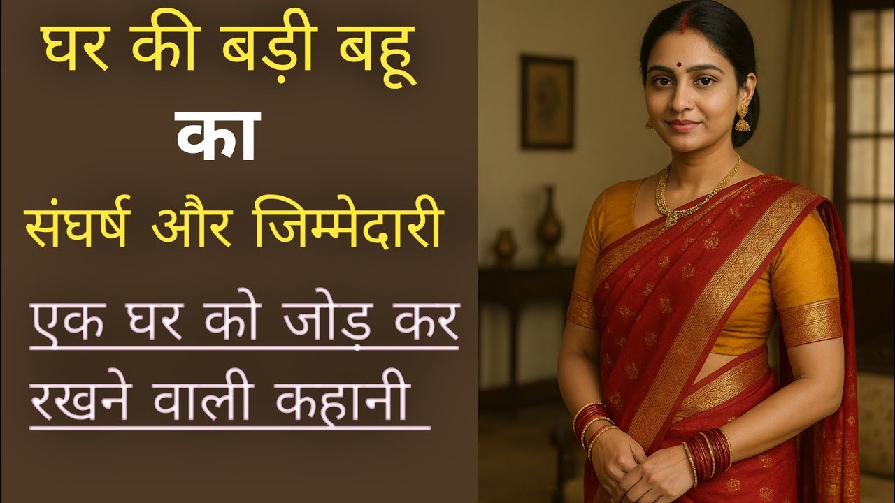 घर की बड़ी बहू का संघर्ष और जिम्मेदारी|emotional story |family story | Hindi story |Story by dear FM