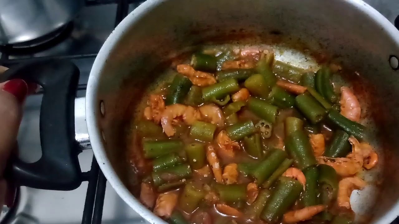 CAMARÃO COM QUIABO + UM FATO SOBRE MIM