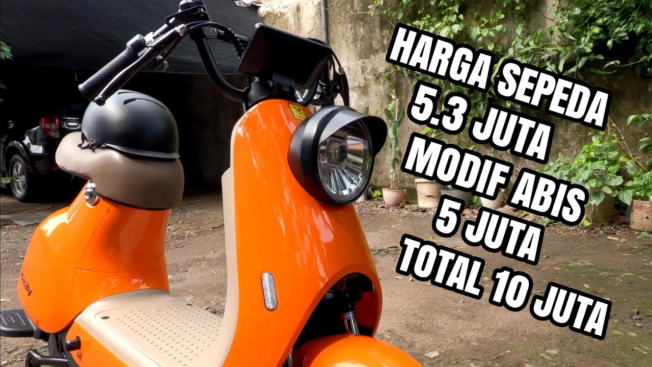 Modifikasi Sepeda Listrik RF8 Jadi NGEBUT !!